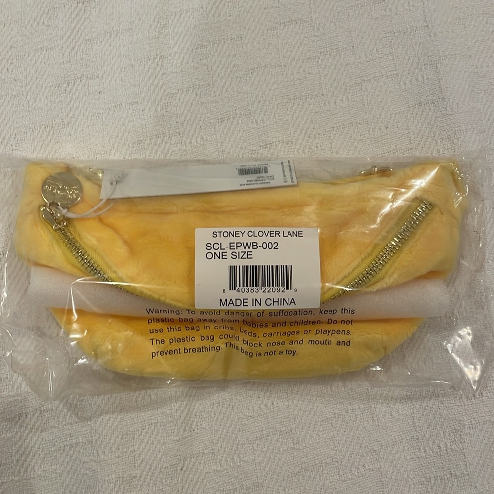Stoney Clover Lane classic Fanny pack in lemon NWT - Picture 3 of 11